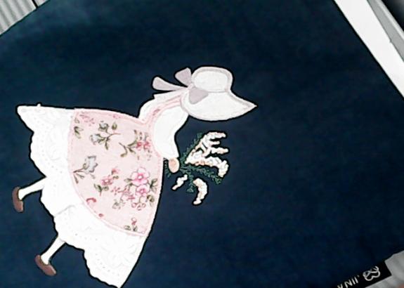 여성용 자수 손가방