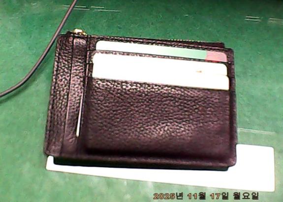 검정색 여성용 카드지갑