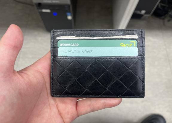 검정색 카드지갑